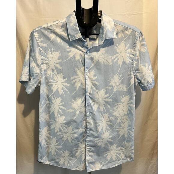 Express Men’s Slim Soft Wash Button Up Shirt Size M - Picture 1 of 3